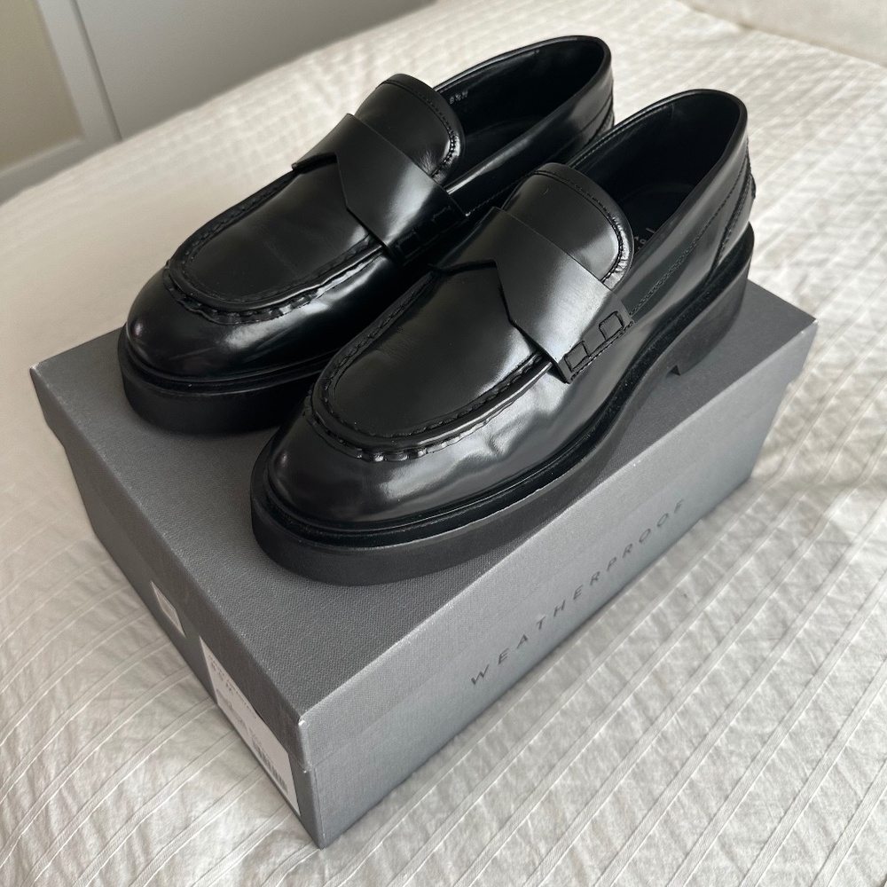 Maura Abrasivato Platform leather loafers